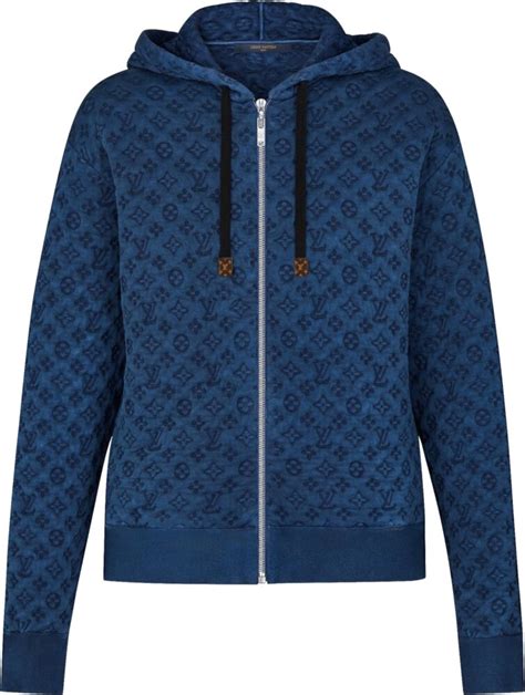 louis vuitton hoodie blue|louis vuitton hoodie men.